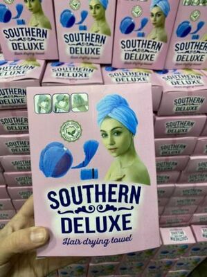 Sochlarini quritish uchun sochiq-salla Southern Deluxe -